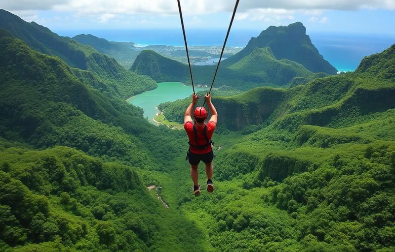 Kualoa Ranch Zipline — Extreme Adventures in Kailua, Oahu Hawaii